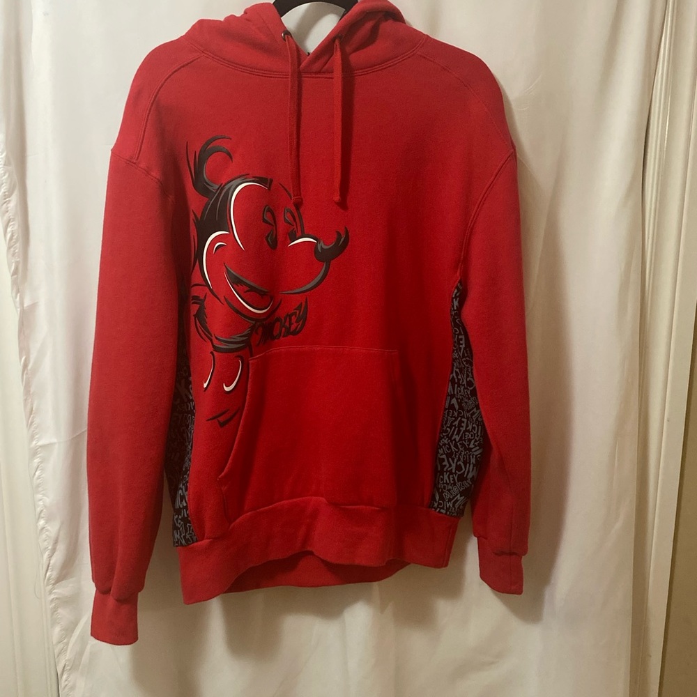 Disney Red Mickey Mouse Men's Sweater